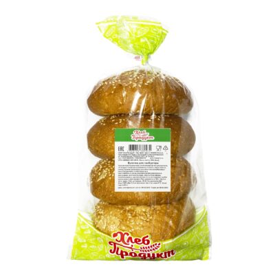 Булочки для гамбургера , 4 шт/320 г